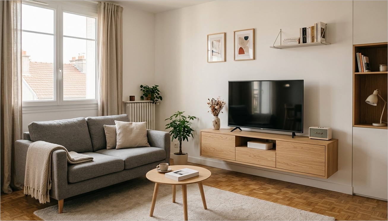 Bien choisir un meuble TV pour un petit salon